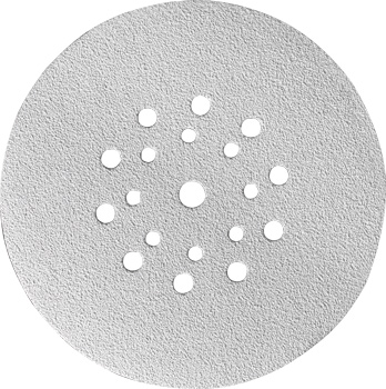 Quick-Stick Sanding Discs for Wood and Varnish, Silver Sanding, Perforated, Ø 225 mm, G40