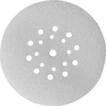 Quick-Stick Sanding Discs, Wood and Varnish, Silver Sanding, Perforated, Ø 225 mm