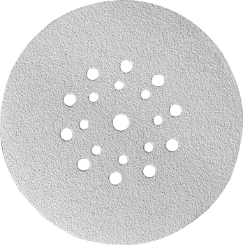 Quick-Stick Sanding Discs, Wood and Varnish, Silver Sanding, Perforated, Ø 225 mm, G 180
