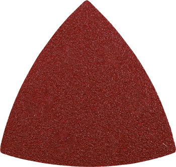 Quick-Stick Premium Corundum Sanding Triangle Set for Wood and Metal, 4 Piece, 82 mm, G60 / G120