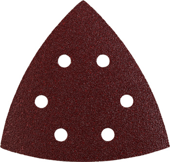 Quick-Stick Sanding Triangles, Wood and Metal, Aluminium Oxide, 105 mm