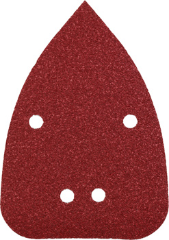 Quick-Stick Aluminium Oxide Sanding Triangles for Wood and Metal, Perforated, 5 Piece, 96 x 136 mm, G240