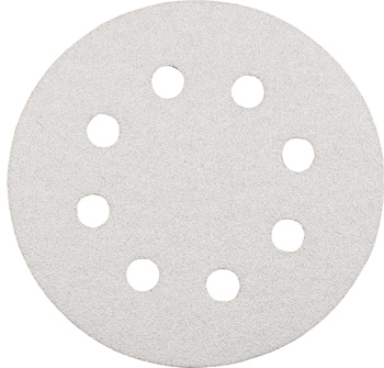 Quick-Stick Sanding Discs, Wood and Varnish, Silver Sanding, Ø 125 mm, Perforated