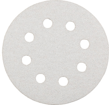 QUICK-STICK sanding discs for wood and paint, Stearate coated, Ø 125 mm, punched