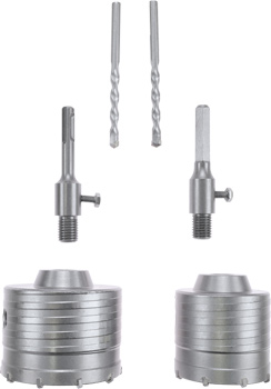 TCT Hole Saw Set, 6 Piece, Ø 68 / 82 mm