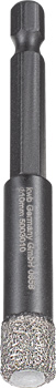Diamond Hole Saw for Dry Cutting, 1/4" E 6.3, Ø 10 mm