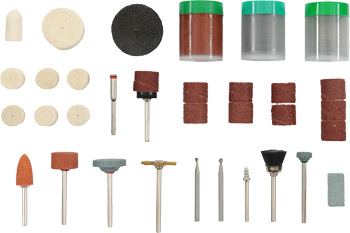 Miniature drill accessory Kit, 105 pcs.