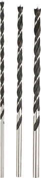 Long Auger Drill Set, Extra Long, 3 Piece, 250 mm