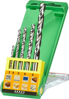 FCE Hartholzbohrer Set, 5-tlg.