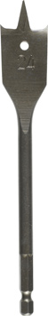 Flat Wood Drill Bit Set with 1/4" E 6.3 Shank, 7 Piece, 150 mm, Ø 12–24 mm