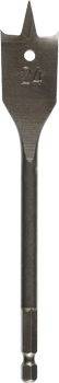 Flat Wood Drill Bit with 1/4" E 6.3 Shank, 150 mm, Ø 6 mm