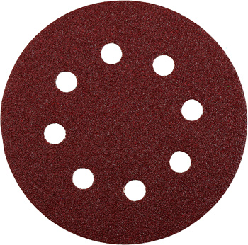Quick-Stick Premium Corundum Sanding Discs for Wood and Metal, Perforated, 20 Piece, Ø 125 mm, G60