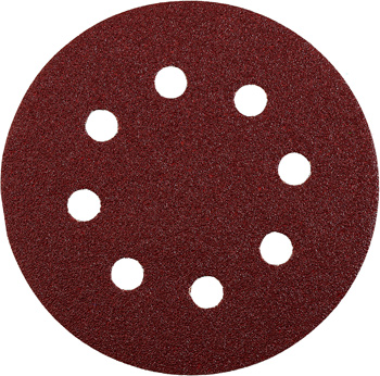 Quick-Stick Aluminium Oxide Sanding Discs for Wood and Metal, Perforated, 20 Piece, Ø 125 mm