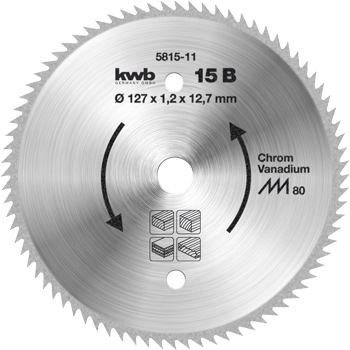 Bois de profil lames de scies circulaires Ø 127 à 230 mm