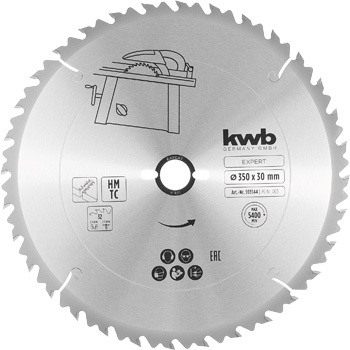 TCT Circular Saw Blade for Construction Timber, T 32, Ø 350 x 30 mm
