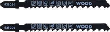 HCS Jigsaw Blades for Wood, Coarse