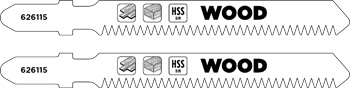 HSS-BiM Jigsaw Blades for Laminate and Hardwood, Fine