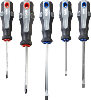 Screwdriver set, 5pc.