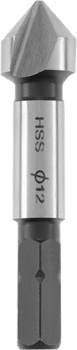 Verzinkboor HSS, 1/4” zeskant