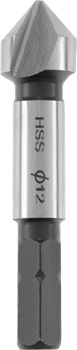 HSS Countersink, 1/4" Hex, Ø 12 mm