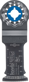 Tauchsägeblatt, Bi-Metall, curved-tec
