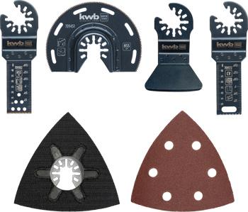 Universal Oscillating Multitool Set with Universal Fitting, 17 Piece