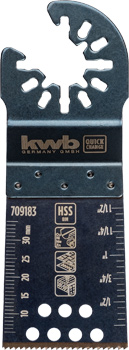 HSS-BiM Plunge-Cut Saw Blade with Universal Fitting for Metal and Wood, Straight, 34 x 40 mm