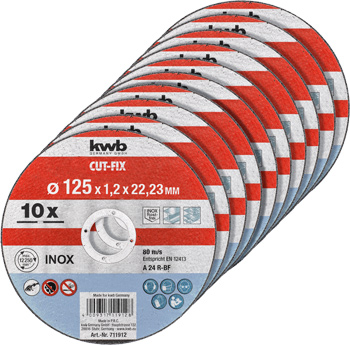 CUT-FIX® Disques à tronçonner extra fins, pour métal, emballage économique