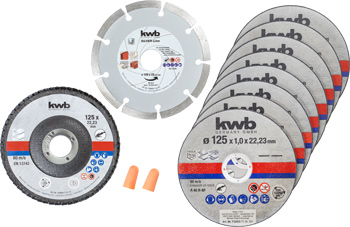 Trennscheiben Starter-Set, 10-tlg., Ø 125 mm