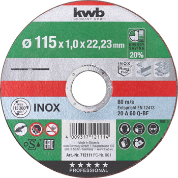 kwb AKKU TOP thin-cut cutting disc