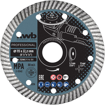 AGGRESO-FLEX® Gold-Line DIAMOND Cutting Disc, Ø 115 mm