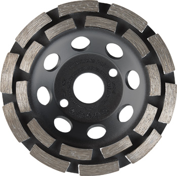 Professional Diamond Cup Wheel, 2-Row, Ø 115 x 2.9 mm