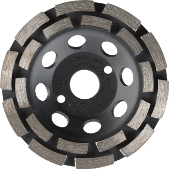 Professional Diamond Cup Wheel, 2-Row, Ø 125 x 2.9 mm