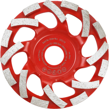Diamond sanding disc with interchangeable segmentation, ⌀ 125 mm