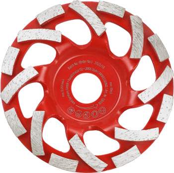 Diamond sanding disc with interchangeable segmentation, ⌀ 125 mm