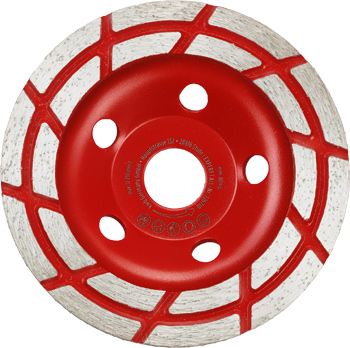 Diamond grinding disc with 2-row diamond segments ⌀ 125 mm