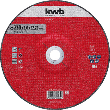 Reinforced Cutting Disc for Metal, Offset, Ø 230 x 3 mm