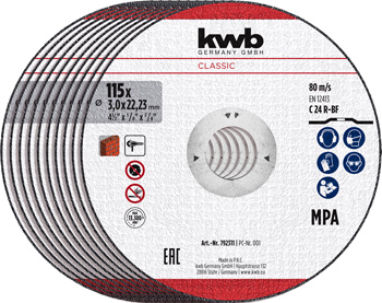 Classic Reinforced Cutting Disc Set for Stone