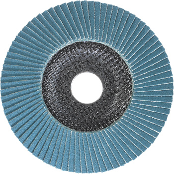 Expert Zirconium Flap Disc with Fibreglass Backing for Metal, Ø 115 mm, G100