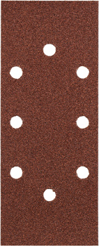 Schleifstreifen, HOLZ & METALL, Korund, 93 x 230 mm, gelocht, TYP A