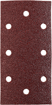 5 QUICK-STICK Sanding Strips, WOOD & METAL, Aluminium Oxide, 93 x 186 mm