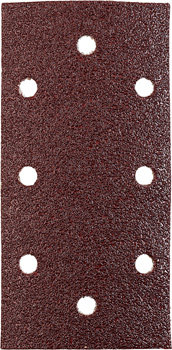 Quick-Stick Aluminum Oxide Sanding Strip Set for Wood and Metal, Perforated, 10 Piece, 93 x 186 mm, G 40-240