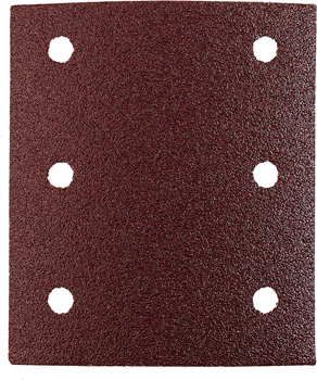 Quick-Stick Aluminum Oxide Sanding Strips for Wood and Metal, Perforated, 115 x 100 mm