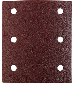 Quick-Stick Aluminium Oxide Sanding Strips for Wood and Metal, Perforated, 5-Piece, 115 x 100 mm, G180