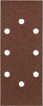 Aluminium Oxide Sanding Strips for Wood and Metal, Perforated, Type A, 93 x 230 mm, G80