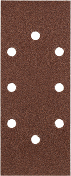Aluminium Oxide Sanding Strips for Wood and Metal, Perforated, Type A, 93 x 230 mm, G120