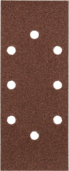 Aluminium Oxide Sanding Strips for Wood and Metal, Perforated, Type A, 93 x 230 mm, G240