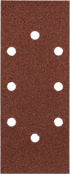 Korund-Schleifstreifen-Set für Holz und Metall, gelocht, Typ A, 30-tlg., 93 x 230 mm, K40 - K180