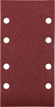Quick-Stick Premium Corundum Sanding Strips for Wood and Metal, 93 x 185 mm, G120