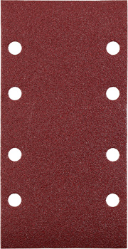 Quick-Stick Premium Corundum Sanding Strips for Wood and Metal, 93 x 185 mm, G180